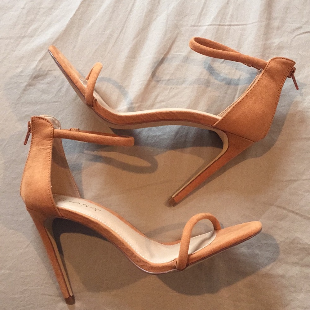 Camel color sexy heels
